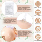 1 Set Reusable Inflatable Balloon Garland Arch Kit,Beige - Image 4
