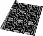 AOFUN Personalized Wrapping Paper with Name/Text Wrapping Papper Designer Wrapping Paper Baby Christmas Wrapping Paper Custom Name Gift 3 Rolls 58" x 23" - Image 5