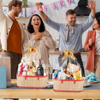 Orchidleaf 3 Set Large Baskets for Gifts Empty, Bamboo Gift Baskets Empty - Image 6