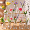 36 Pcs Artificial Flowers Table Centerpiece, Fresh Color, Clear by Ferrochef