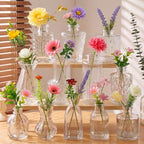 36 Pcs Artificial Flowers Table Centerpiece, Fresh Color, Clear by Ferrochef