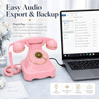 Audio Guest Book Wedding Phone and Audio Guest Book Sign (Pink) - Image 6