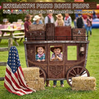 3.94 Ft Western Stagecoach Corrugated Plastic Cutout Photo Prop - Image 7