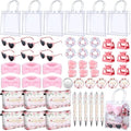 Dansydaisy 6 Sets Baby Shower Prizes for Game Winners Cosmetic Bags Sunglasses Hair Scrunchies Mirrors Pens Claw Clips Hair Headbands Candles Gift Bag for Baby Shower Wedding Bridal Shower Game Favors by Dansydaisy