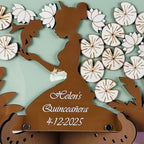Personalized Princess Guest Book Alternative, Quinceanera Sweet 15 - Image 3