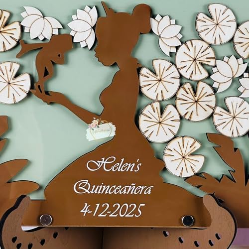 Personalized Princess Guest Book Alternative, Quinceanera Sweet 15 - Image 3