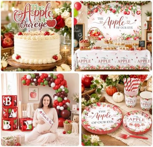 Apple of Our Eye Baby Shower Decorations, Fall Baby Shower Decorations - Image 6