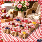 20 Pack Farmers Market Bridal Shower Party Favors 3.4 oz Mini Jam Jars - Image 5