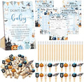Patelai 321 Pcs Baby Shower Games Supplies, Blue Halloween by Patelai