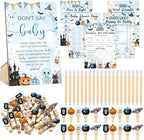 Patelai 321 Pcs Baby Shower Games Supplies, Blue Halloween by Patelai