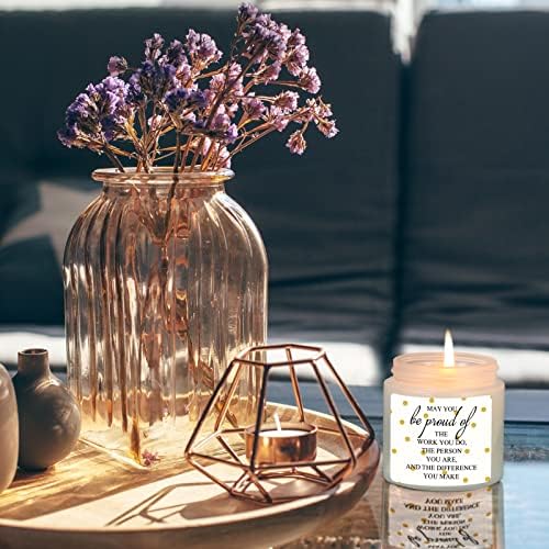 Fumete 50 Pcs Thank You Candles Bulk 10 Scents for Women, White - Image 4