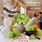65PCS Hydrangea Artificial Flowers with Stronger Bendable Stems, Premium Silk Faux Hydrangea Flowers Bulk for DIY Wedding, Arches, Baby Showers & Event Decor(Green Mix) - Image 7
