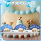 Threehoney 25 Sets Shower Party Favor for Guests Gift Fans, Blue - Image 6