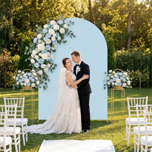 Arttown 7.2FT Arch Backdrop Stand and Blue Arch Cover Set - Image 6