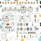 My First Rodeo Birthday Decorations Boy Set Cowboy 1st Birthday Decorations - Image 4
