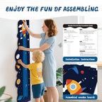 Custom Name Wood Wall Height Chart for Kids Growth Tracking - Image 3