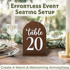 Wedding Table Numbers 1-20, Wood Table Numbers For Wedding Reception 1-20 - Image 3