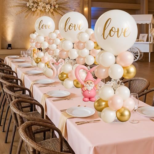 OurWarm Acrylic Balloon Stands for Table Centerpieces, 10 Pack 31.5 Inch - Image 5