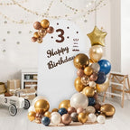 Arch Backdrop Stand and Cover Set, 3 Metal Balloon Arch Backdrop 7.2ft 6.6ft 6ft, Gold Arched Stand Frame for Wedding, Parties,Birthday, Backdrop Decorations (White,7.2ft+6.6ft+6ft) - Image 5