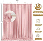50x10FT Backdrop Curtains with Rod Pockets - Wrinkle Free Photo Stage Backdrop 10 Panels Curtains Drapes for Photography Wedding Party Baby Shower Decorations (Tea Rose) - Image 5