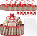 Reallnaive 6 Sets Empty Baskets for Gift to Fill Large Woven Basket by Reallnaive