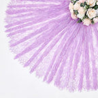Light Purple Tablecloth Outdoor Lace Table Fabric 2pcs 60x120 Inch for Home - Image 6