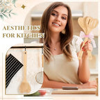 Reallnaive 24 Pcs Bamboo Spatula Wooden Kitchen Utensil Bulk 12''wood Spoon Spatula for Cooking with Ribbon Bridal Baby Shower Game Prize Wedding Party Favors Housewarming Gift (Heart Style) - Image 6