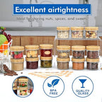 Accguan Mini Mason Jars 4 oz, 40 Pack Regular Mouth Glass Jars with Lids - Image 7