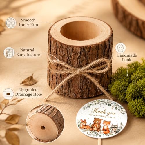 20 Sets Woodland Baby Shower Favors for Guests - Image 4