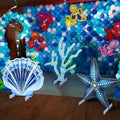 Weysat 3 Pcs Large Sea Party Stand Ocean Under The Sea Party Decoration Set by Weysat