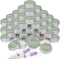 MTLEE 50 Pcs Sage Green Wedding Thank You Candles Gifts for Guests, Bridal Shower Baby Shower Favors, 1 oz Mini Lavender Scented Soy Wax Candles Tin Bulk for Birthday Aromatherapy Party Favors by MTLEE
