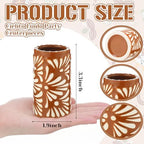 Cielito Lindo Party Favors, 12 Set, Terracotta, Handleless - Image 2