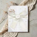 Wedding Invitation Kit, 50 Sets Pre-Folded Vellum Jackets for 5x7 Invites Ribbon Wax Seal Stickers Decorative Pearl Stickers for DIY Wedding Invitations Accessories - Image 7
