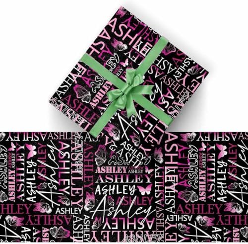 AOFUN Custom Gifts Happy Anniversary Wrapping Paper Baby Christmas Wrapping Paper Wrapping Paper For Him Custom Gift Wrapping Paper 5 Rolls 58" x 23" - Image 2