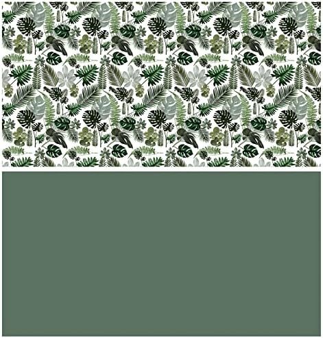 WRAPAHOLIC 30 Inch Reversible Wrapping Paper - 30 Inch X 100 Feet Jumbo Roll Green Monstera Leaf Design, Perfect for Birthday, Party, Baby Shower and More Occasions - Image 6