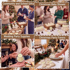 Leelosp 24 Sets Christmas Poinsettia Flower Soaps Gifts Bulk Party Favors - Image 5