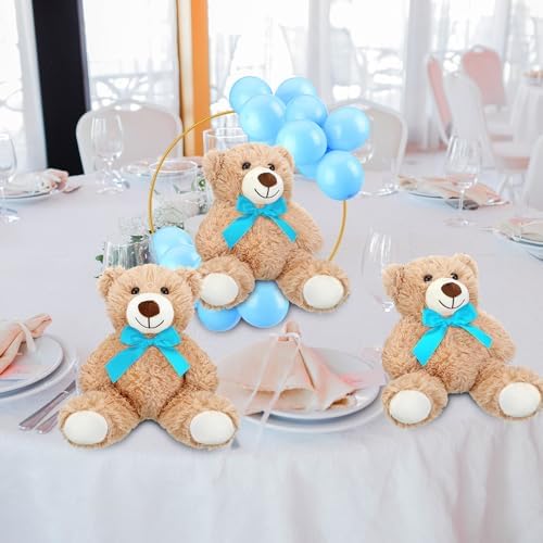 6 Sets Bear Table Centerpieces for Baby Shower Gender Reveal, Blue - Image 6