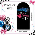 Moukeren Black Burnouts or Bows Girl Gender Reveal Decoration - Image 3