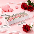 XINHPKGG 50Pcs 12x4.5x2 Inch Chocolate Strawberries Boxes for Wedding Party - Image 3