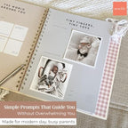 Peachly Unisex Baby Memory Book - First Year Baby Book Keepsake - Charlie - Image 4