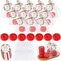Batiyeer 25 Pcs Apple of Our Eye Theme Baby Shower Soap Thanks Card Bag by Batiyeer