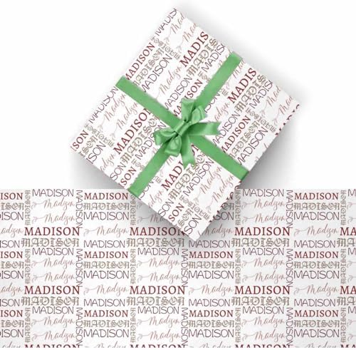AOFUN Personalized Christmas Gift Valentine Gift Wrapping Paper Cool Wrapping Paper Gift for Mother Father Day Birthday Christmas Day 3 Rolls 58"" x 23"", Style 24 - Image 2