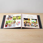 Large Photo Album Self Adhesive 4x6 8x10 10x12 13"x12.8" Magnetic Scrapbook Album 12.6"x11" Inch 60 Sticky Pages Linen Cover DIY Photo Album with A Metallic Pen and DIY Stickers(Green) - Image 2