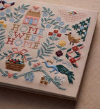 RIFLE PAPER CO. Home Sweet Home Embroidered Guest Book, Decorative Keepsake - Image 2