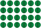 Beistle 24-Piece Tissue Balls in Green, Decorative Ceiling/Wall Hanging for Birthday, Bridal/Baby Shower, Anniversary, Events, Parties, 12" by Beistle