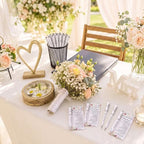 Affrolling 50 Sets Wedding Favors for Guests, Flower,Opp Bags - Image 6