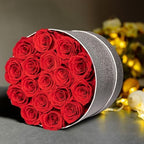 Prifroti 17 Red Flowers in Glitter Box, Birthday Gifts for Women, Preserved Flowers, Mothers Day Roses Gift for Mom - Image 4