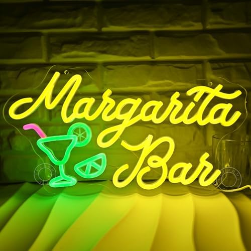 SYLHOME Margarita Bar Led Neon Light Sign Pub Party Backdrop Wall Sign - Image 6