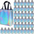 BLEWINDZ 100 Medium Reusable Gift Bags with Handles - Ideal Party Favors & Shopping Bags (10 Colors) by BLEWINDS
