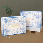 Crisky 25 Pack Wedding Welcome Bags for Guests, Hotel Blue Floral Welcome Gift Bags for Bridal Shower, Birthday Baby Shower - Image 6